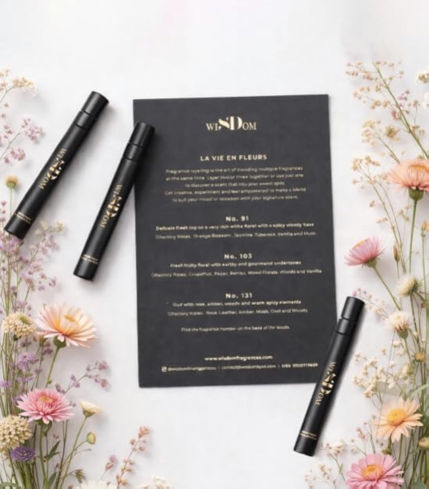 LA VIE EN FLEURS Luxury Unisex Perfume Layering Set