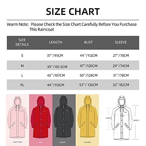 Rainfreem Rain Jackets For Women Waterproof Raincoat With Hood Hiking Coat Outdoor Lightweight Windbreaker Hood Trench Coat #TOP4