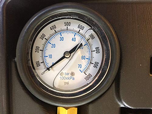 Pmd Products Diesel Engine Compression Pressure Tester Is Compatible With Repair And Replace On Gm Duramax Ford Powerstroke Cummins International Navistar Detroit Cat Perkins Engines 1000Psi #TOP2
