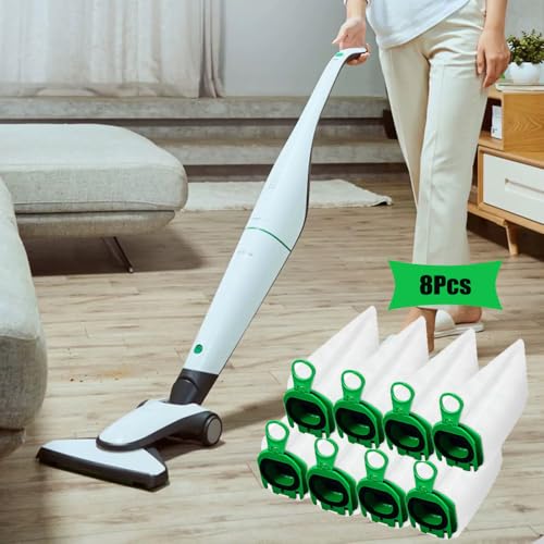 Miniatura 6 de Bolsas De Aspiradora Para Vorwerk Kobold Vb100 Vb 100 Fp100 Fp 100, 8 Piezas De Repuesto Accesorios Bolsas Para Aspiradora Compatibles Con Vorwerk Vb100