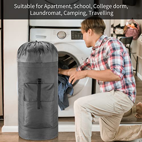 Gogooda Laundry Bag Backpack 115L Extra Large Laundry Hamper Backpack Shoulder Bag For College Students Extendable Heavy Duty Drawstring Laundry Bag For Dorm, Laundromat #TOP6