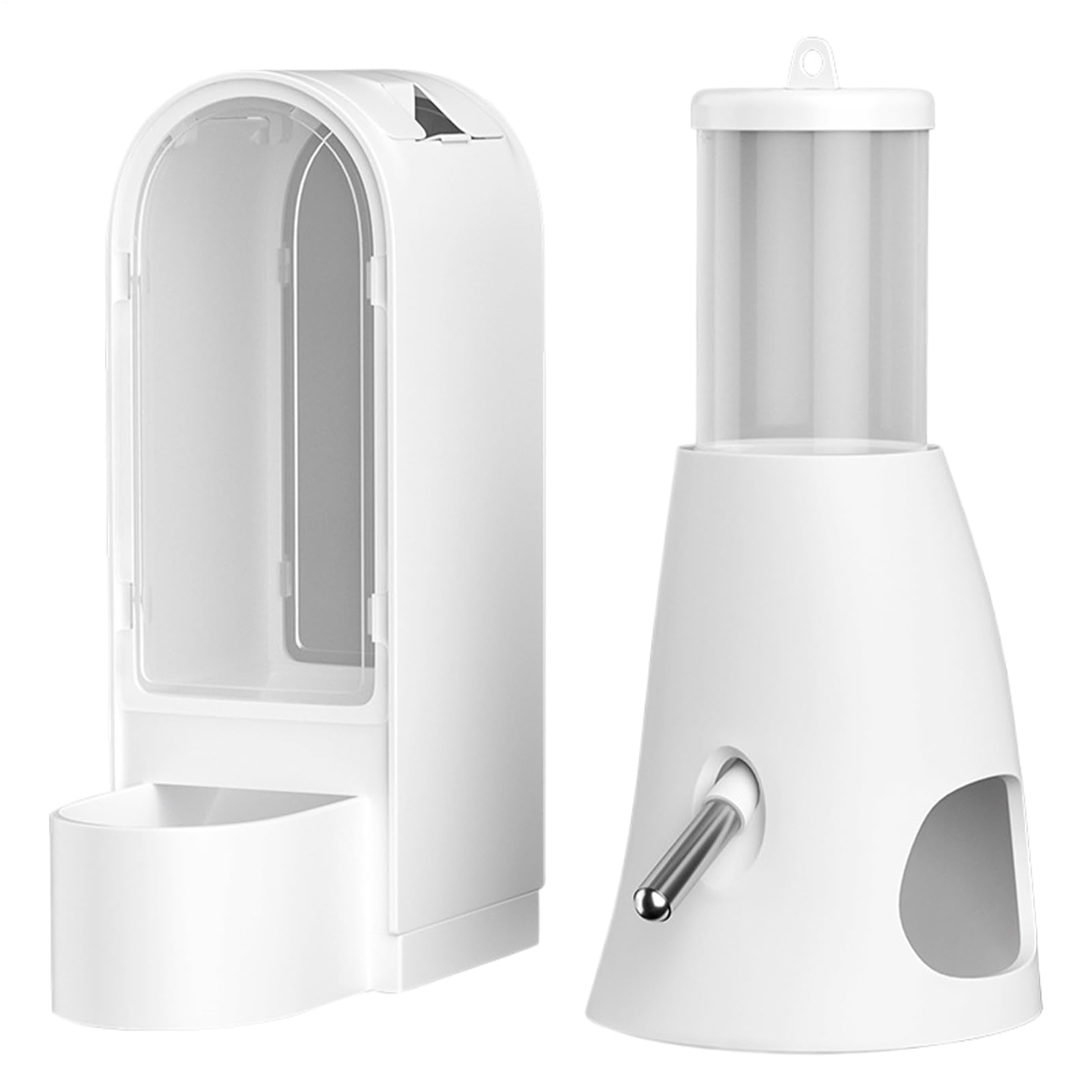 Dispensador de agua para hámster y comedero integrado de gran capacidad para roedores