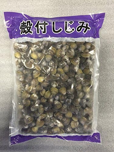 Amazon 業務用 冷凍殻付しじみ 1kg 味噌汁 バター炒め フジ物産 貝類 通販