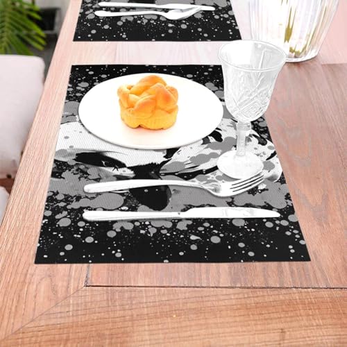 Sets de table en PVC durable lot de 6 protecteurs design bicolores - 4