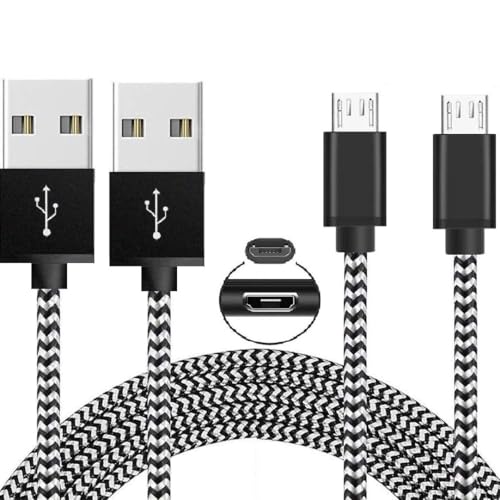 FWCLO Micro USB Cable 2Pack 3.3FT Charging Cable for Sony PlayStation 4 Xbox One X,Fire HD67810 Kids Edition and Fire Tablet,HDX 6" 7" 8.9",Kindle Fire HD, Kindle E-Reader,Oasis,Paperwhite,Voyage