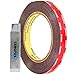 3M 5952 VHB Double Sided Tape - Heavy Duty Mounting Adhesive Tape Converted from 3M VHB, (0.50 in x 15 ft) with Box Cutter (1PC) and Razor Replacement (2PCs)