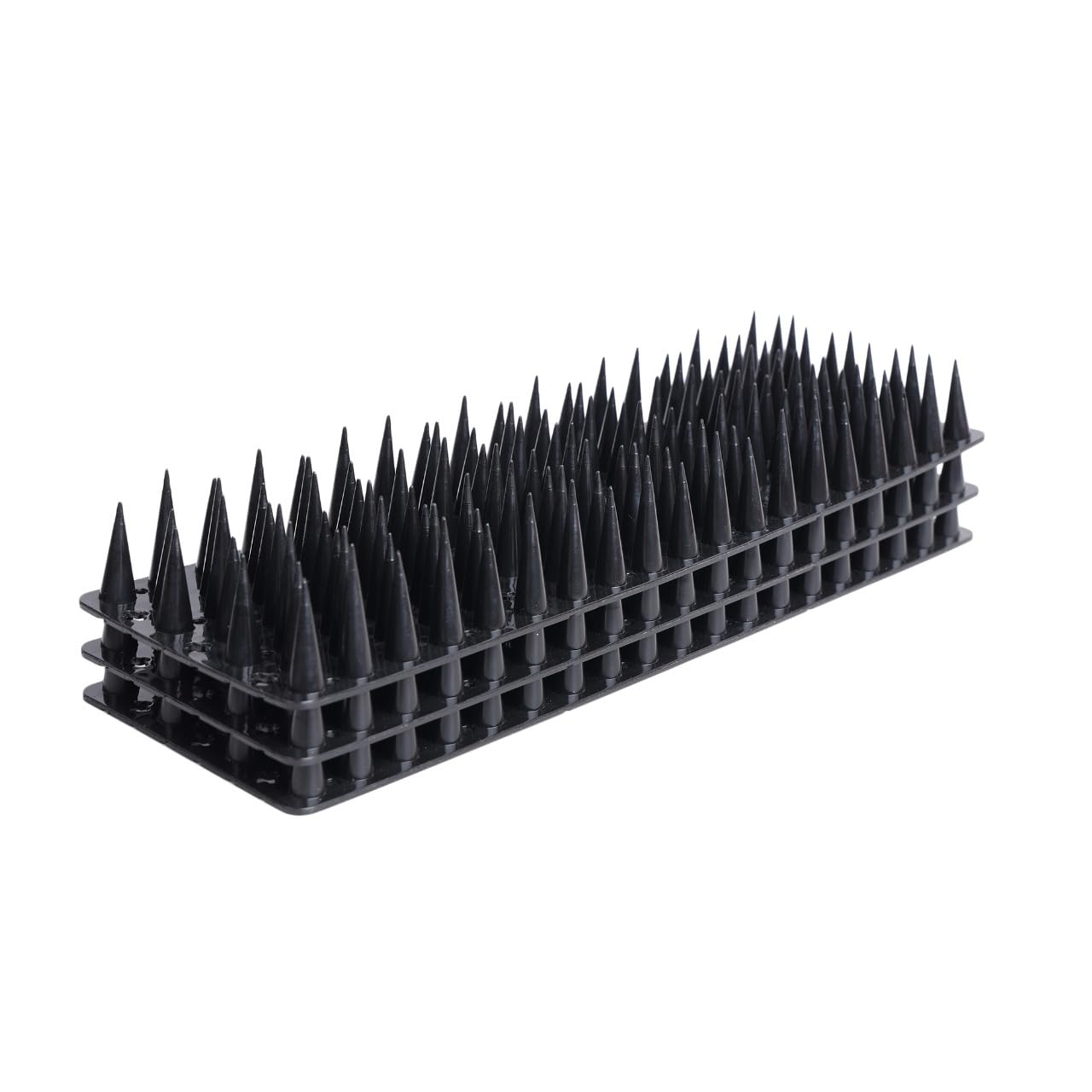 Bird Spikes for Pigeons | 28.5 Inch Anti Bird Plastic Spikes for AC Unit Balcony Window | UV Stabilized Pigeon Control Spikes Outdoor Protection (Black, Pack of 2)-image-29