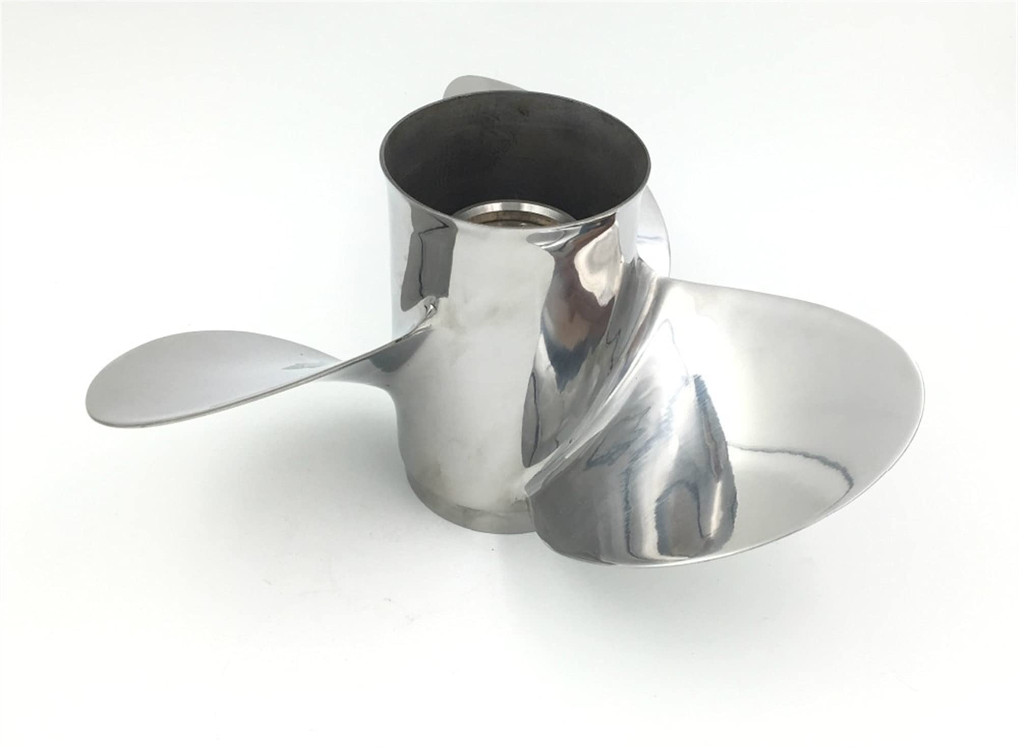 10 5/8x12 In Acciaio Inox Fuoribordo Elica per 25 70HP Marine Boat Yacht Accessori