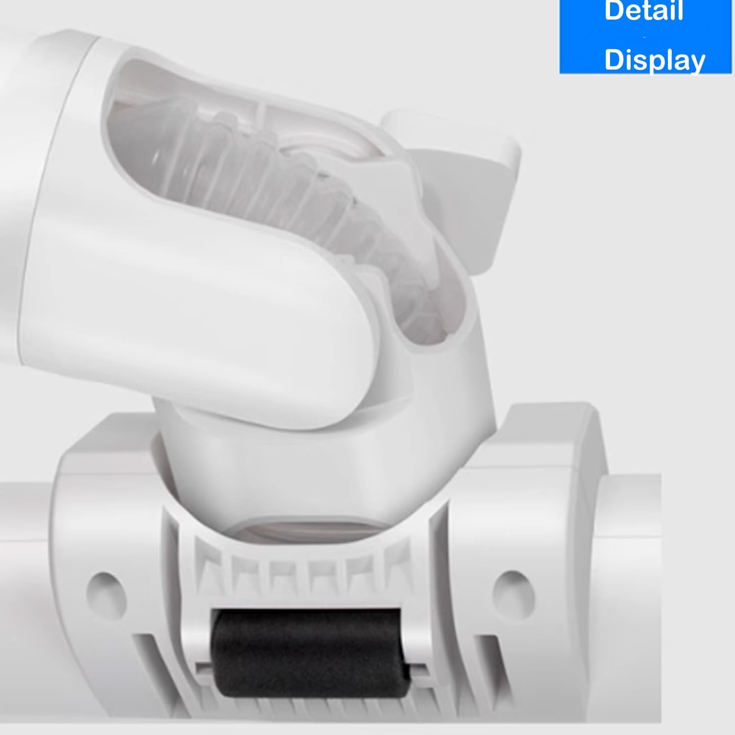 Head Replacement Parts Compatible with Xiaomi K10/G10 1C/Dreame V8/V9B/V9P/G9 Vacuum Cleaner Electric Floor Brush Head, Parts Hardwood Floor Attachment with LED Headligh (The interface is fine needle)