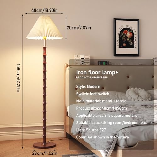 Lampe verticale décorative classique en fer forgé durable