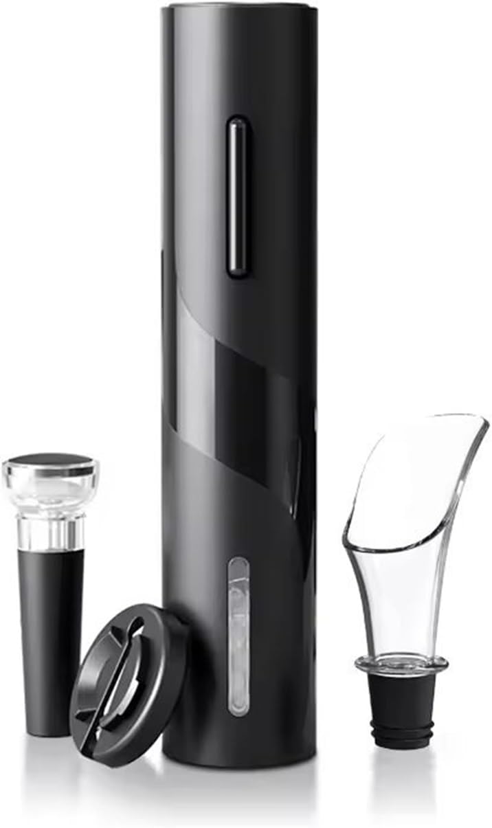3 In 1 Multifunction Automatic Corkscrew Wine Opener Set Stopper, Pourer, Bottle
