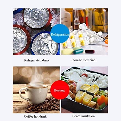 Koelkast, vrieskast, mini-koelkast, 12 V-24 V/220 V-240 V, voor auto, koelbox, dubbel gebruik warm / koud, draagbaar, ijsbox, kleine vriezer, camping, zwart, 28 l - Image 8