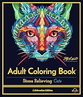 Algopix Similar Product 1 - Stress Relieving Cats Adult Coloring