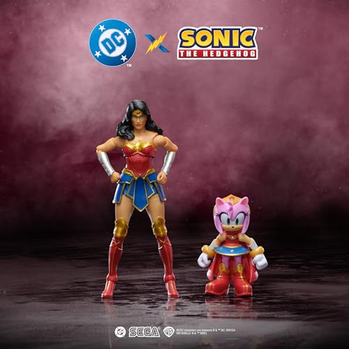 DC X Sonic the Hedgehog Amy as Wonder Woman & Wonder Woman 2.5/5-inch Figures Multipack - image 8