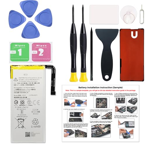 MAXSHARKS New Upgraded Battery for Pixel 5, GTB1F Replacement Battery Compatible with Pixel 5, with Repair Tools & Instruction