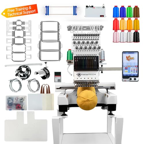Embroidery machine computerized