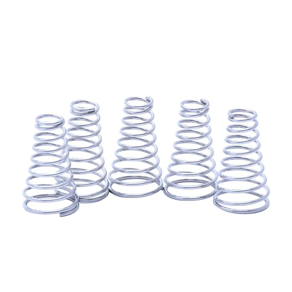 10 Stück Turmfedern Konisch - Edelstahl Druckfedern Für DIY & Reparatur