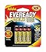 Eveready Gold Alkaline Batteries AAA, 4-Count (Pack of 3)