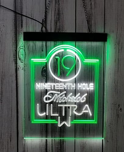 Bar Neon Light Sign 19th Hole Golf Led Lamp Neon Like Signs For Wall Decor