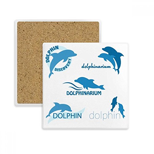 Coaster dauphin bleu pour éliminer les traces d'eau sur vos tables