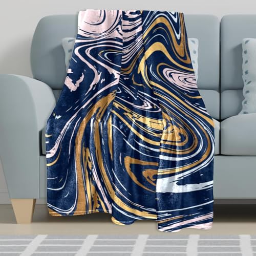Couverture Polaire Marbré 150x100cm pour Canapé et Lit de Salon