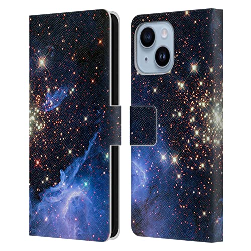 Étui portefeuille iPhone 14 Plus cuir espace Cosmo18 protection antichoc