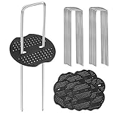 【Paketspezifikation】Das Paket enthält 30 zelthaken und 30 pufferscheiben. erdspiess haben einen Durchmesser von 3mm, eine Länge von 200mm und eine Breite von 35mm. pufferscheiben sind 7 cm breit und haben einen Durchmesser von 4 cm. heringe erdnägel langkönnen nicht nur die vier Ecken des Rasens schön fixieren, sondern auch das Herausziehen erleichtern.