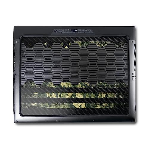 Image of MightySkins Carbon Fiber Skin Compatible With Alienware M18 R1 (2023) Full Wrap Kit - American Camo | Protective, Durable Textured Carbon Fiber Finish | Easy To Apply & Change Styles | Made in the USA