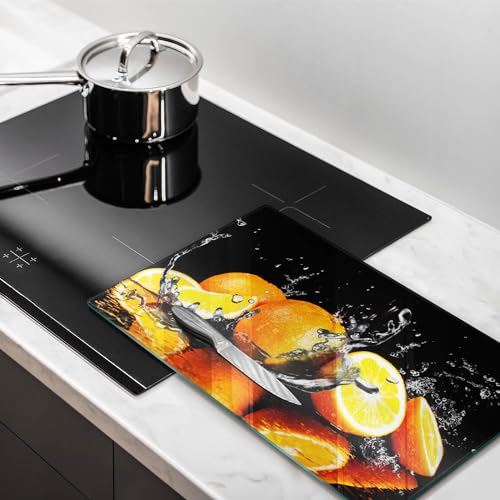 Planche à Découper Induction Wallfluent Protection Plaque Cuisson 52x30 - 3