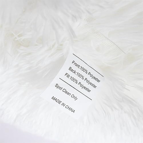 Miniatura 7 de Holawakaka Almohada estándar de piel sintética con brazos, almohada de lectura para respaldo lanudo perfecto para niños, adolescentes, chicos, niños