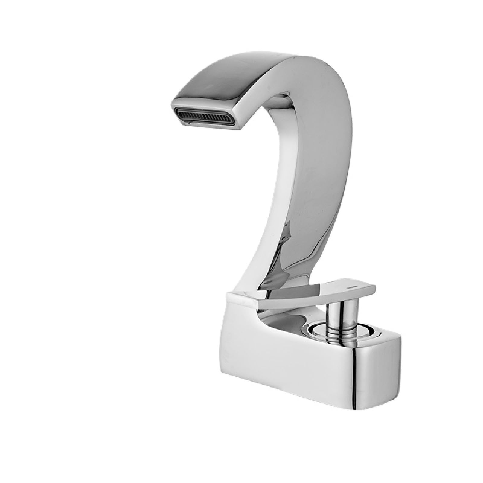 Copper Basin Hot and Cold Water, Waterfall Type, Washbasin Faucet, Electroplated