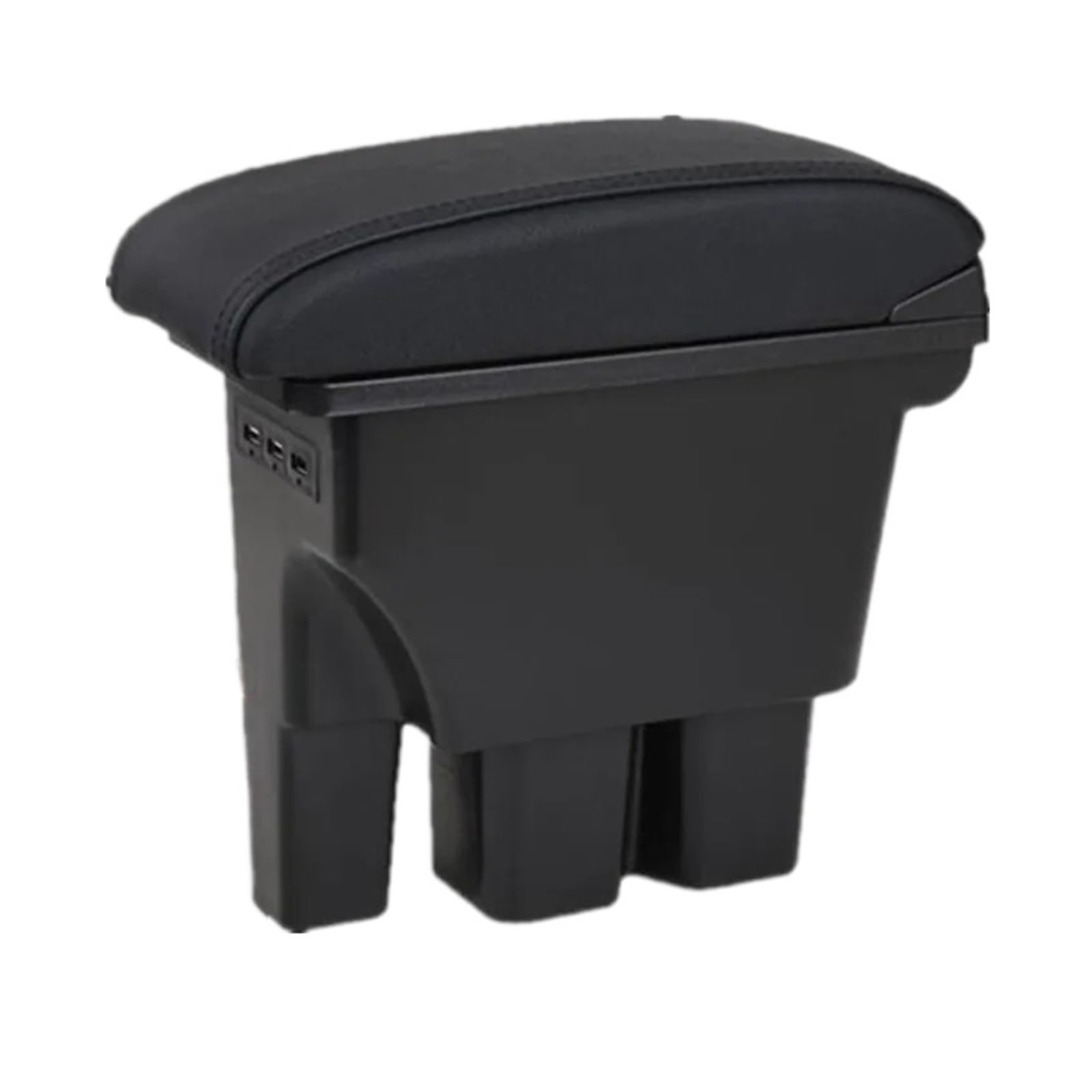 Ggwqoops Car Armrests For Suzuki For Jimny JB74 For Jb64w 2019-2024 Car Center Armrest Box Assembly Storage With USB Ports Retrofit Parts Interior Armrest Box(A1 black line)