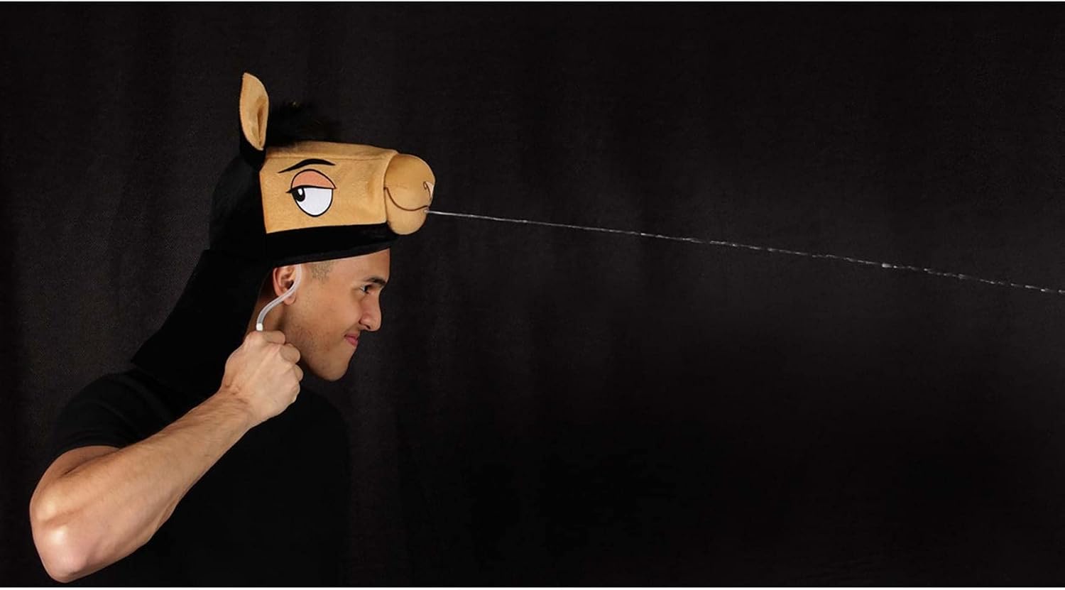 Disney Emperor's New Groove Kuzco Costume Hat with Water Spray Feature & Adjustable Fit - Officially Licensed