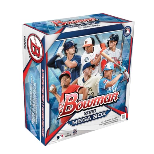 2026 Bowman Baseball - Mega Box - Topps Trading Cards - MLB - Made in USA - Factory Sealed