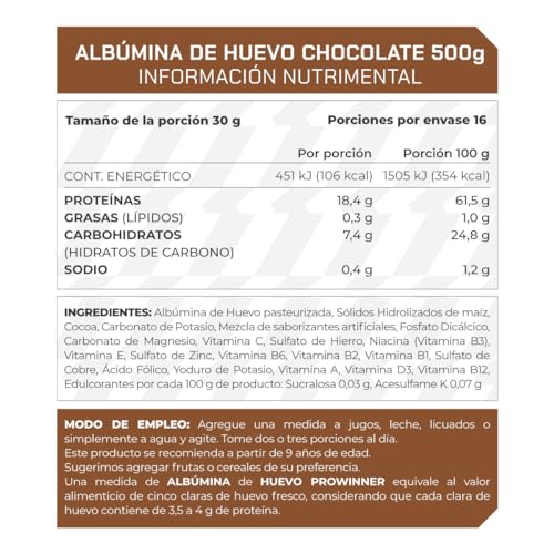Proteínas, proteina de huevo Marca PRONAT PROWINNER (2)