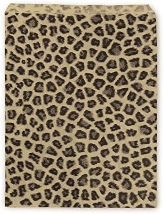 Gift Bags Leopard Print 9"x 6" (Package of 100)