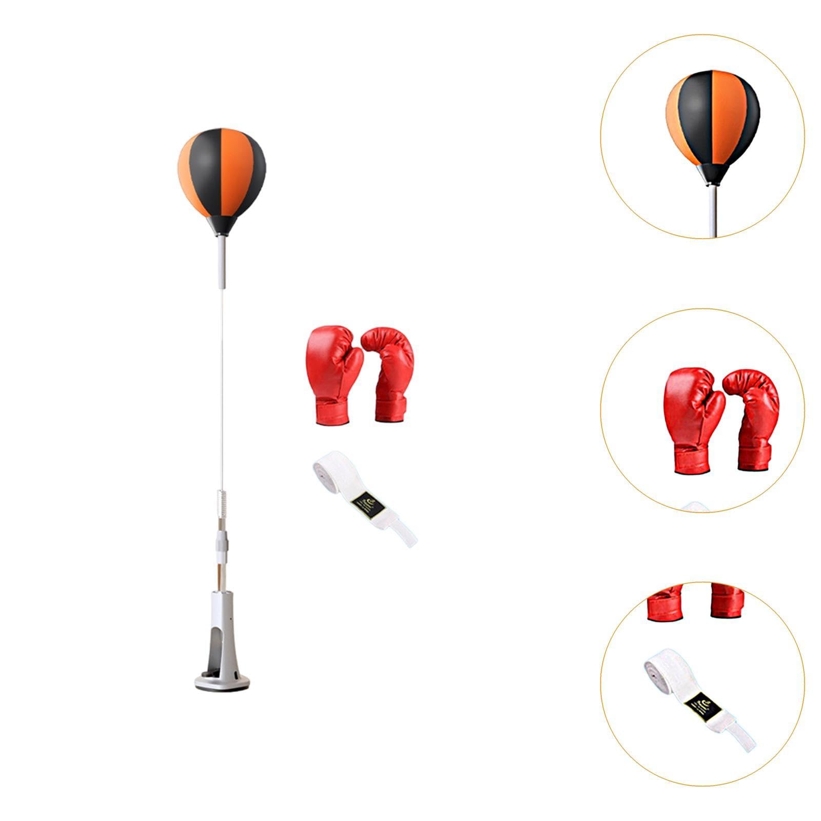 Boxe Reaction Ball Boxe Speed Bag Ventosa Base Boxe Punching Bag con Supporto per Palestra Domestica, Fitness, Esercizio, MMA