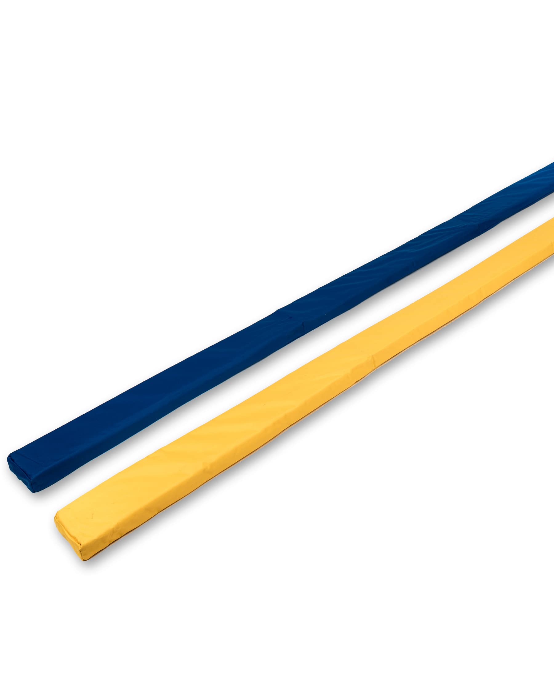 Pferde-Gassen 2er-Set – Bodenarbeitsstangen 300 cm aus Schaumstoff, Blau & Gelb, für sicheres Mental- und Koordinationstraining