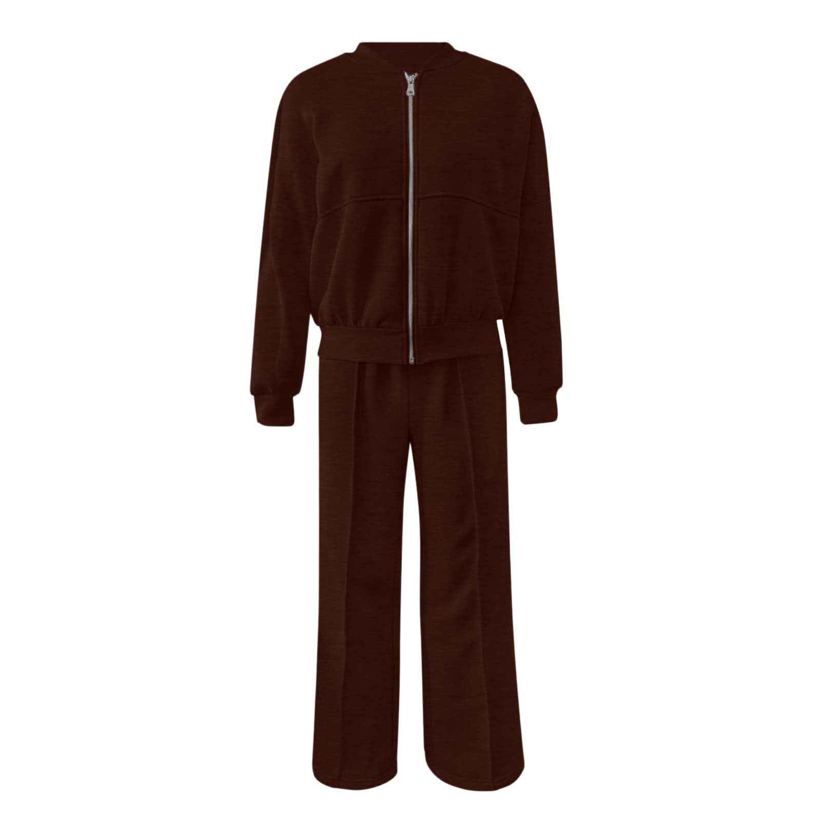 Survêtement Femme Ensemble de Veste à Zippé et Pantalon Jogging 2026