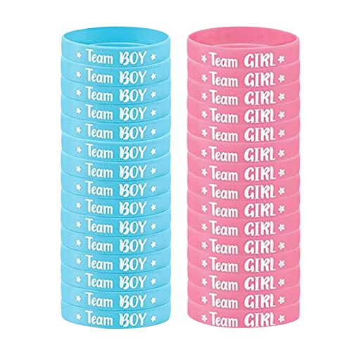 Gender-Enthüllungsaufkleber Set 96 Stück - Für Babyparty & Geburtsankündigung