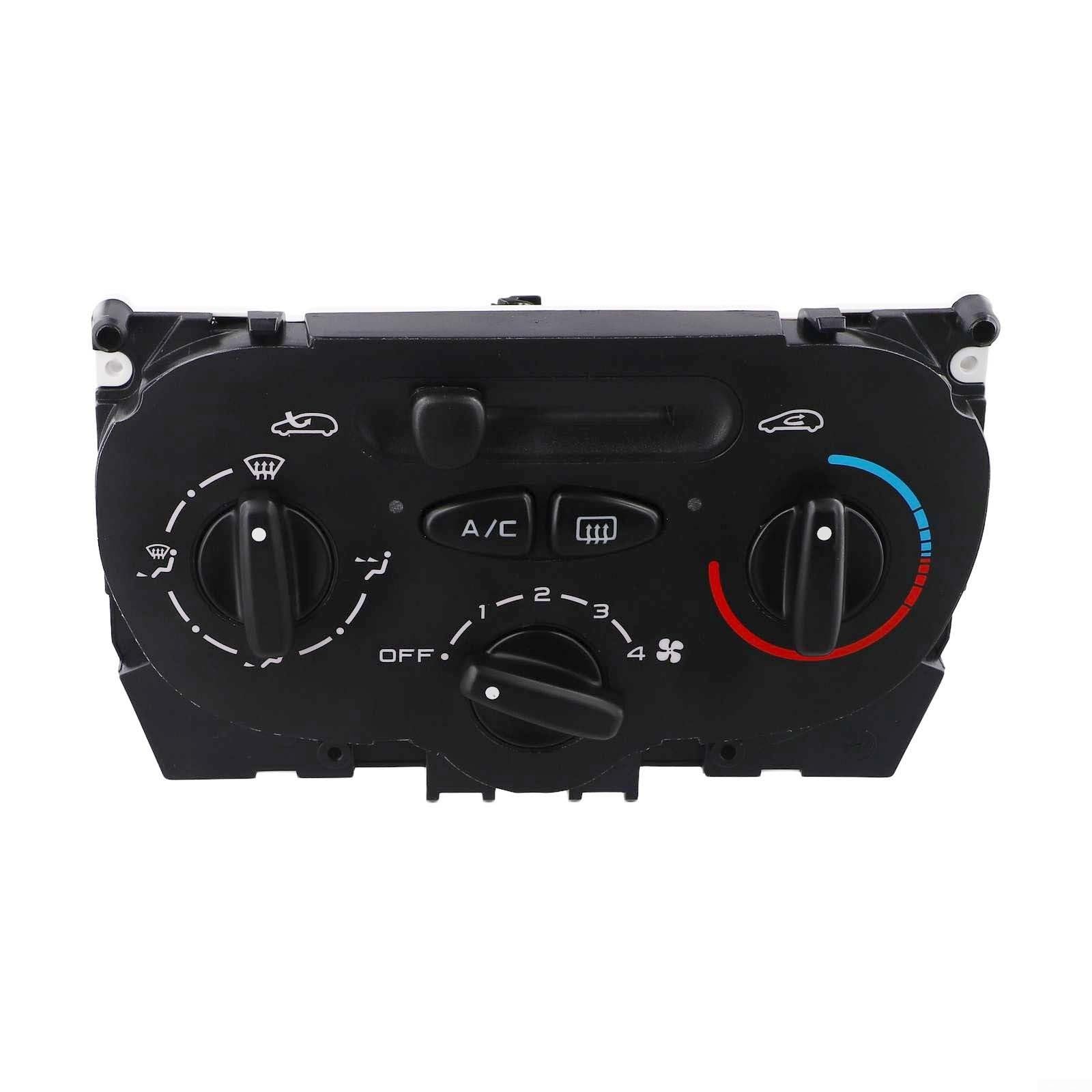 Interruttore di controllo del riscaldatore dell'aria condizionata per auto compatibile con veicoli 206 207 307 con numero OEM 9624675377 e X666633H