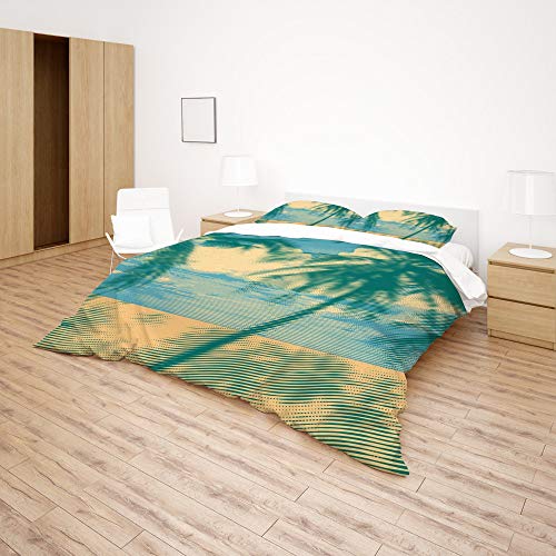 Housse de couette et taie d'oreiller polyester ultra doux durable - 5