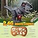 Toddlers Remote Control Dinosaur Robot Toys for Kids 3-5 5-7, RC Dinosaur Toy with Roaring Sounds, Spray and LED Lights, 3 4 5 6 7 8 Years Old Boy Girl Birthday Gift Realistic Jurassic Dino Model Toys