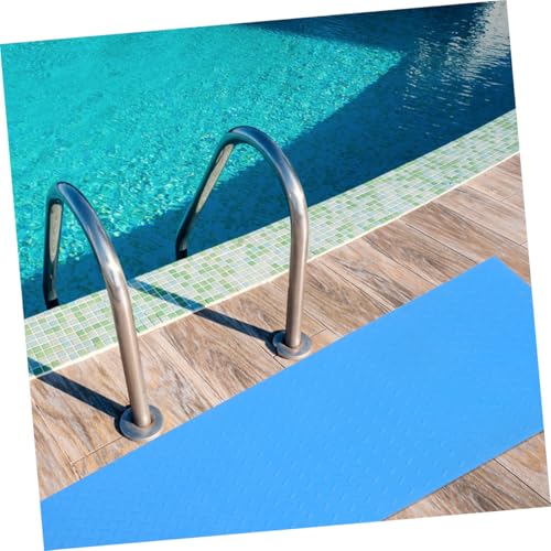 Tapete antideslizante para escalera de piscina azul miniatura 3