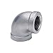Anvil Fittings - 0311002604 - Galvanized Malleable Iron Elbow, 90, 4 Pipe Size, FNPT Connection Type