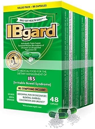IBgard Daily Gut Health Support Dietary Supplement, 96 Capsules (Packaging May Vary)