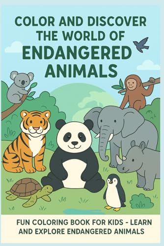 Endangered Animals Coloring Book for Kids | Learn, Color & Save Our Planet: Fun and Educational Coloring Adventure with Endangered Species – Inspire ... Protect Wildlife, and Care for Our Earth! image 2