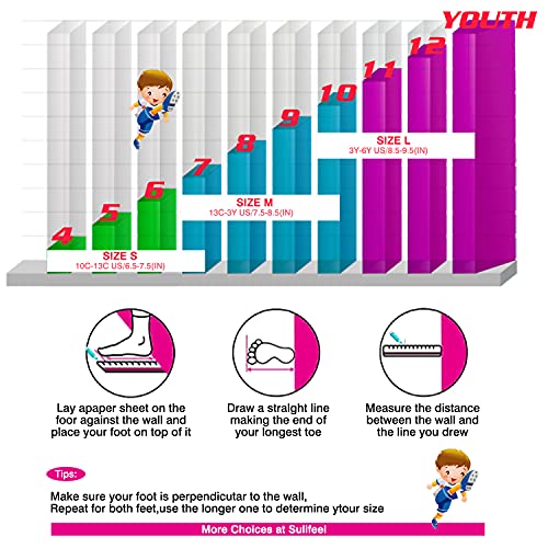 Perzcare Roller Skates For Girls/Boys, Kids Roller Skates For Children Outdoor Indoor Adjustable 4 Sizes With Light Up Wheels #TOP5