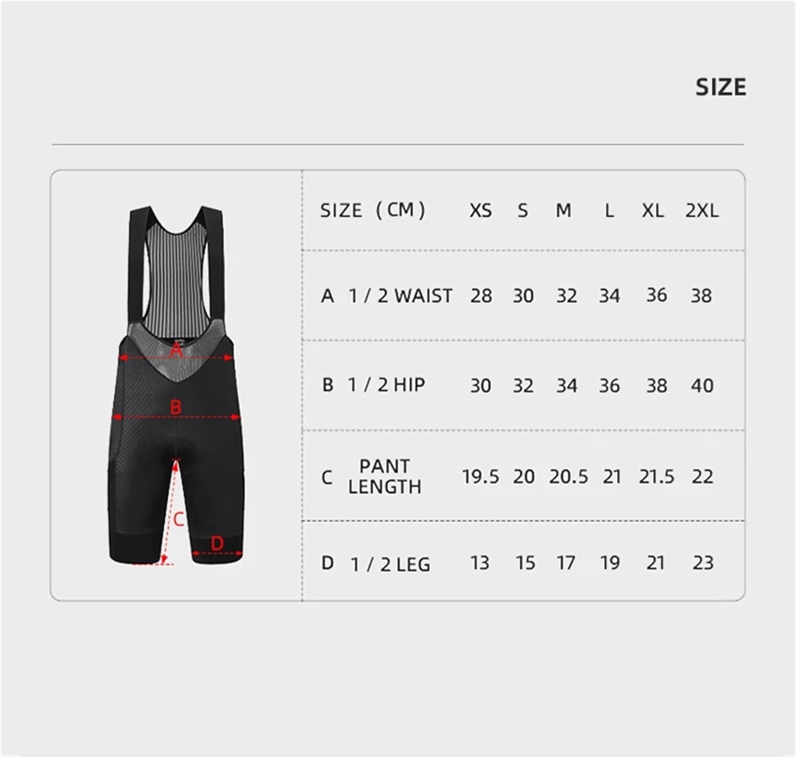 Fahrrad-Trägerhose Damen Damen Radhose mit Trägerhose und 6-Stunden-Polsterung, Rennradhose, Damen-Trägerhose, Sommer-Fahrradhose