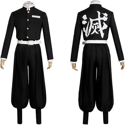 Miniatura 4 de Zenitsu - Disfraces de cosplay para adultos, disfraz de Zenitsu para Halloween, cosplay, capa, traje de kimono con aretes para peluca